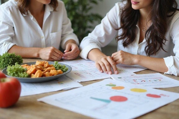 Osoba konzultující s výživovým poradcem